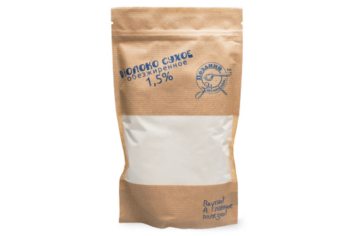 Молоко сухое обезжиренное 1,5% "Поздний Завтрак", 250г