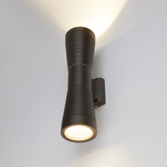 Уличный настенный светодиодный светильник Elektrostandard Techno 1502 LED черный