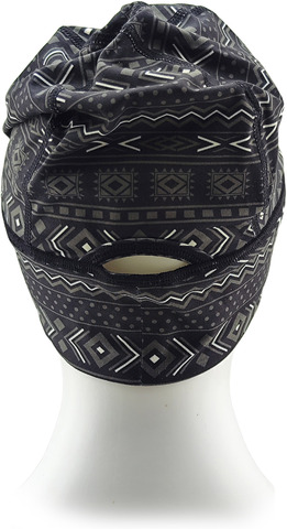 Картинка шапка Moax Tista Pony Tail черный принт - 3