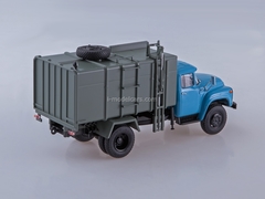 ZIL-130 garbage truck with side loading KO-413 blue-gray 1:43 AutoHistory