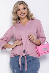 Блуза Монокини (пыльно-розовая) Б12357-18 LT Collection