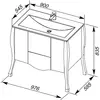 Aquanet 182566 Компл.1 - Тумба Виктория 90 цв.олива (182566)