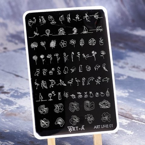 Пластина для стемпинга Art-A MAX Art LINE 01