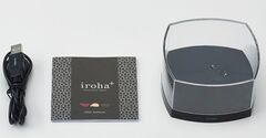 Бордовый клиторальный стимулятор IROHA TORI - 