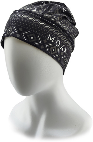 Картинка шапка Moax Tista Pony Tail черный принт - 2