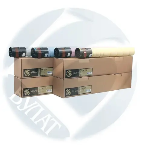 Тонер-картридж БУЛАТ s-Line TN-221C для Konica Minolta bizhub C227 (Голубой, 21000 стр.)