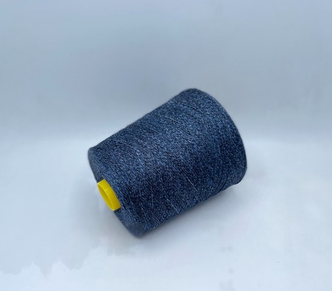 Lanificio Canapificio (пр.Италия),art-new opale 2/26 1300м/100гр. 100%Лен, цвет-Синий меланж,арт.30319