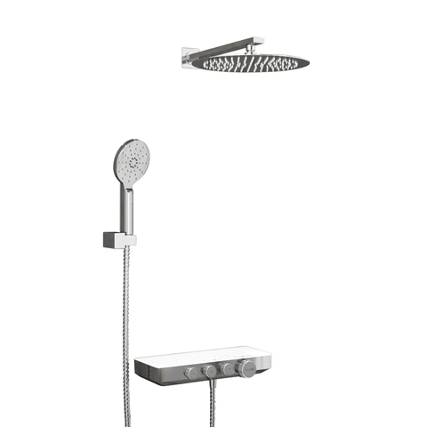 WasserKRAFT A8599.090.116.010.127.011 Thermo Встраиваемый комплект для душа с верхней душевой насадкой и лейкой