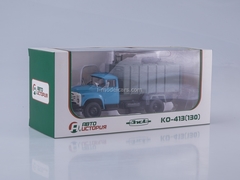 ZIL-130 garbage truck with side loading KO-413 blue-gray 1:43 AutoHistory