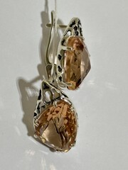 Юкон ( серьги из серебра)