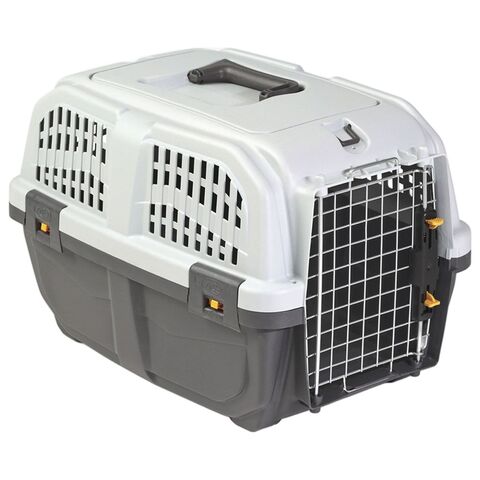 MPS переноска SKUDO #1 - 48х31,5х31 (В) см, с металлической дверцей с замком серая (Италия)