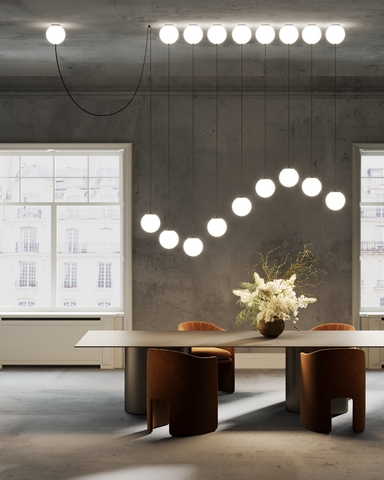 Подвесной светодиодный светильник Maytoni Twins MOD427PL-L20B3K1