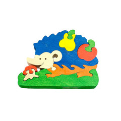 Развивающая игрушка"Ежик с грушей"