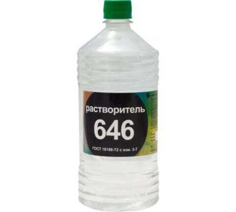 Растворитель 646 нефтехимик 0.5 л (под заказ)