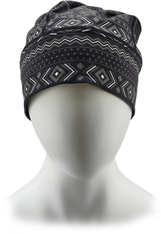 Картинка шапка Moax Tista Pony Tail черный принт - 1