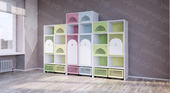 Детский комплект мебели "Город цветов"