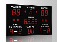 Табло для волейбола Импульс 713-D13x4-D10x11-S4-A2