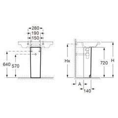 ПЬЕДЕСТАЛ ROCO DAMA-N