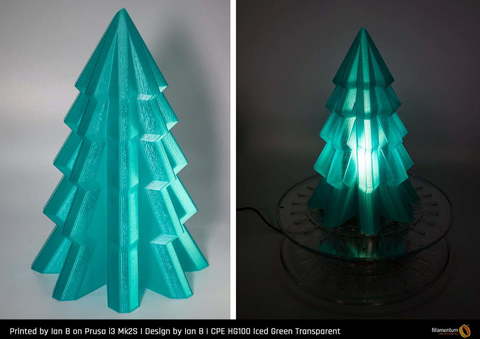 Пластик для 3D-принтера Fillamentum CPE HG100 Iced Green Transparent