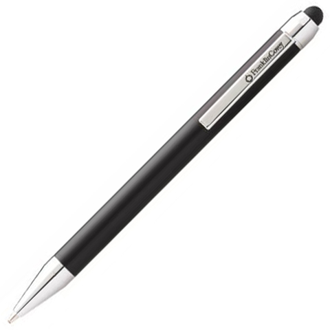 FranklinCovey Newbury - Satin Black, шариковая ручка со стилусом, M, BL