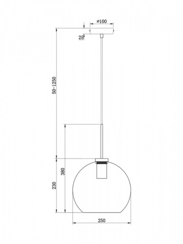 Подвесной светильник Freya Bravis FR8006PL-01BS