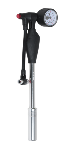 Картинка насос велосипедный Zefal Z Shock Pump Silver Silver/Black - 1