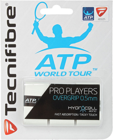 Намотки теннисные Tecnifibre Pro Player's 3P - white