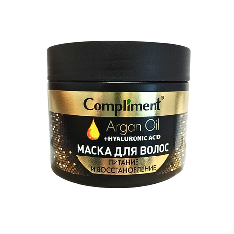 Maska \ Маска \ Mask Compliment Argan Oil Hyaluronic Acid Маска для волос Питание и Восстановление