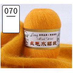 Пряжа "Норка" длинноворсовая, Пух норки-90 % Полиамид-10 %