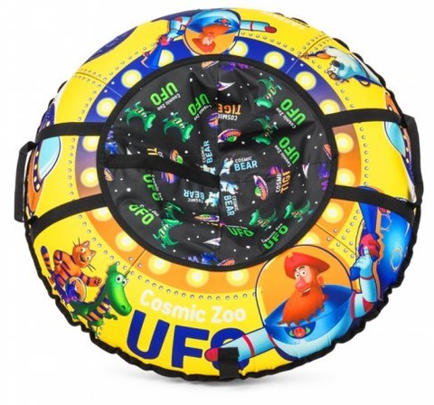 Тюбинг Cosmic Zoo UFO Желтый капитан Клюква