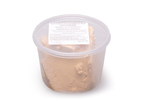 Творог из топлёного коровьего молока пластовой 9%, 300г