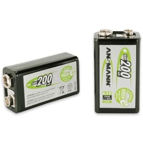 Аккумулятор Крона Е/NiMH ANSMANN MaxE 8.4V 200mAh