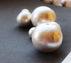 Хлопковый жемчуг 12 мм White