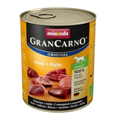 Консервы Animonda Gran Carno Original Adult с говядиной и индейкой для взрослых собак
