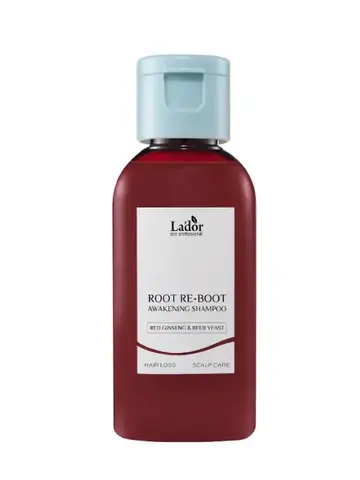 Lador Root Re-Boot Awakening Shampoo (Red Ginseng&Beer Yeast) Шампунь против выпадения волос для сухих и тусклых волос