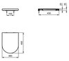 Ideal Standard T376001 BLEND CURVE сидение и крышка, белый (271868)
