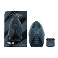 Инновационный мужской вибратор с пультом ДУ Pulse Duo - 