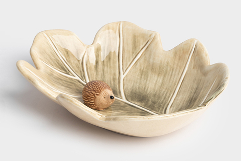 Блюдо 20х17см Anna Lafarg Autumn forest Еж на листе