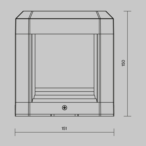 Ландшафтный светодиодный светильник Maytoni Royal Mile O019FL-L13GR3K