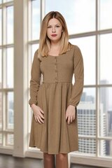 Платье цвет коричневый размер 48