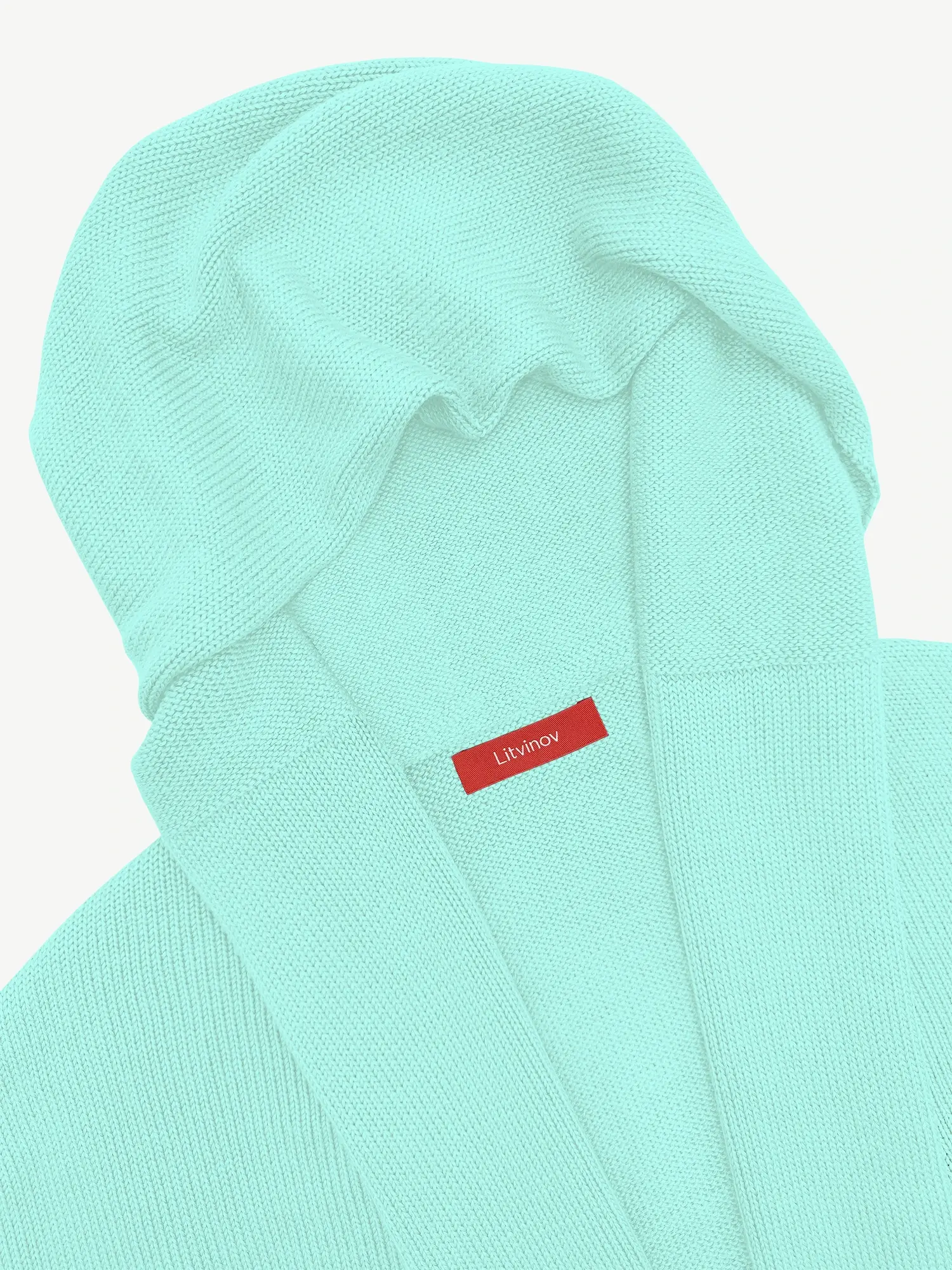 Кардиган с капюшоном из экохлопка