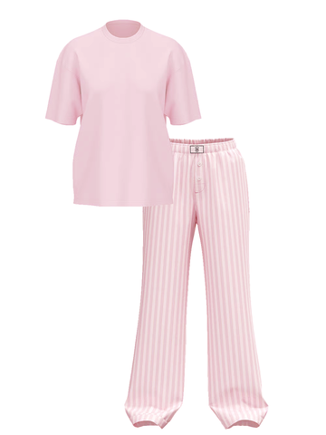 ФЛАНЕЛЕВАЯ ТИЖАМА С БРЮКАМИ