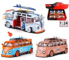 Машина металл Фургон Мартини 6 в уп 22 см, цена за шт.