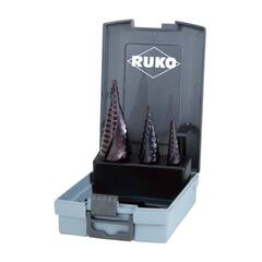 Набор ступенчатых сверл 4-12/4-20/4-30мм NextGeneration HSS-G TiALN Ruko 101026FRO (АКЦИЯ)