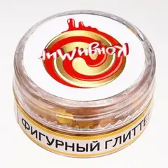 Глиттер фигурный сердца золотые, 0,5 г 10031591