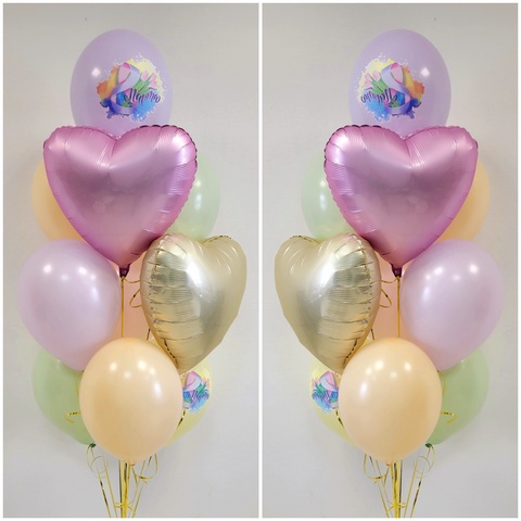 Фонтан шаров на 8 марта