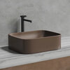 Ceramica Nova Element CN6052MDB Умывальник чаша накладная прямоугольная, 50.5x38, цвет: темно-коричневый матовый