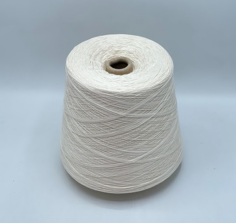 Бобинная пряжа,Cotton combed, 1693м. 100%Хлопок, Сливочный(833), 39342