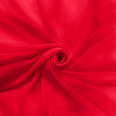 Ткань Шифон, 80 гр/м2, 150 см, огненно-красный