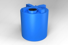 Ёмкость пластиковая пищевая ЭкоПром T 10000 л. вертикальная (231x231x263см;синий) - арт.555309